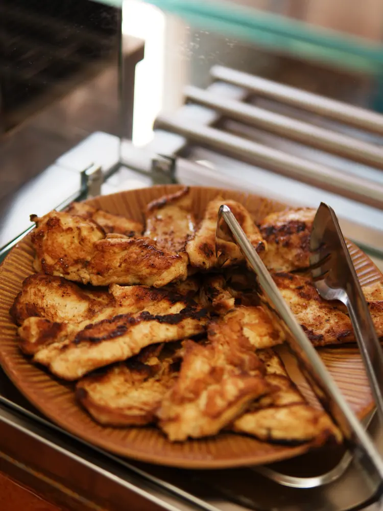 Grilled chicken fillets